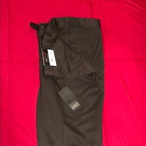 Greg Norman Dress Pants, Charcoal, Slim Fit